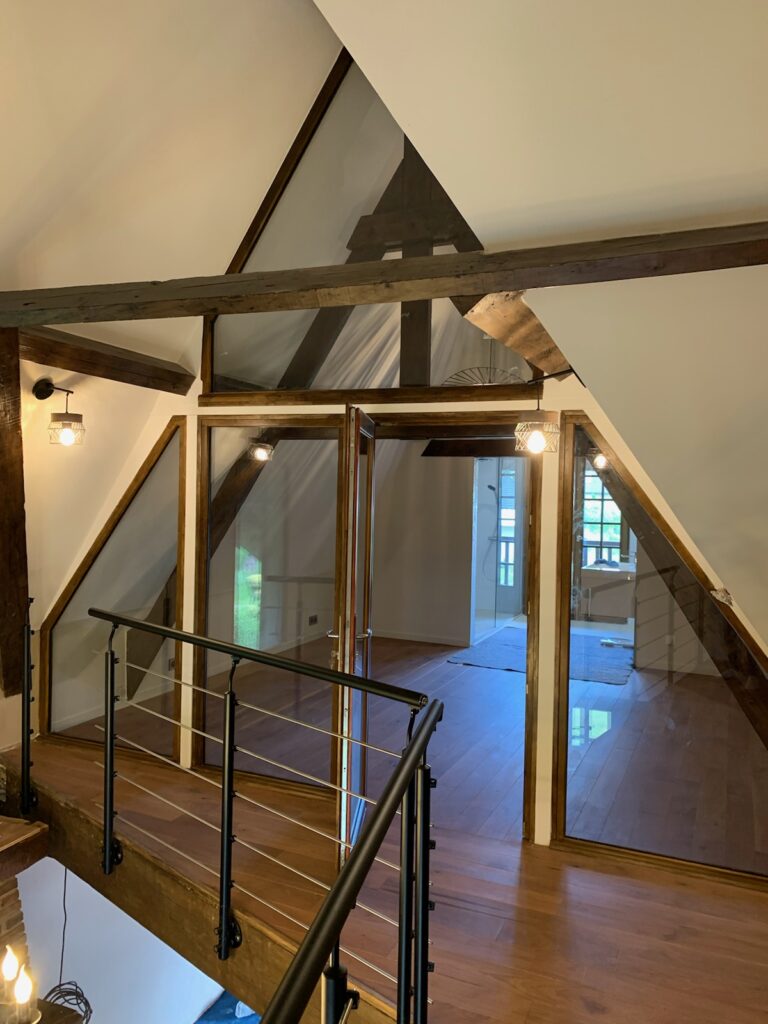 Porte intérieur vitrée