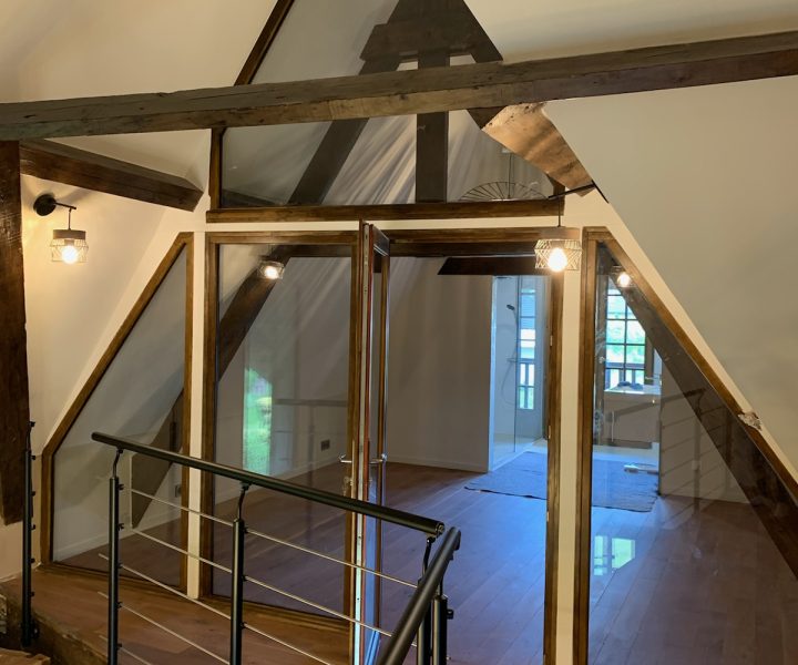Porte intérieur vitrée